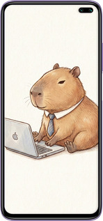 Силиконовый чехол Funny Capybara CEO Working для Xiaomi Redmi K30 - 6777u-1836 изображение 