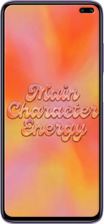 Силиконовый чехол Aura Gradient Main Character Energy Aesthetic Y2K для Xiaomi Redmi K30 - 6783u-1836 изображение 