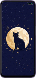 2D пластиковый чехол Cute Cat Celestial/Witchy для Xiaomi Redmi K30 - 6787t-1836 изображение 