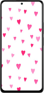 TPU чехол Сердечка 2 для Xiaomi Redmi K40S - 4763b-2582 изображение 