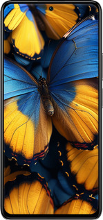 TPU чехол Желто-голубые бабочки для Xiaomi Redmi K40S - 6046b-2582 изображение 