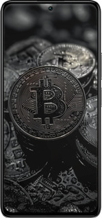 TPU чехол Black Bitcoin для Xiaomi Redmi K40S - 6090b-2582 изображение 