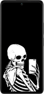 TPU чехол Скелет делает Selfie для Xiaomi Redmi K40S - 6535b-2582 изображение 