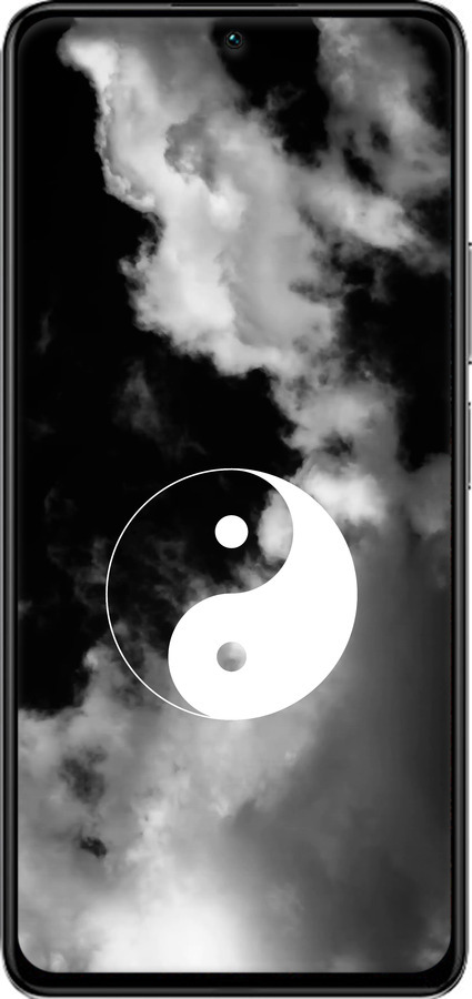 TPU чехол Инь и Янь для Xiaomi Redmi K40S - 4389b-2582 изображение 