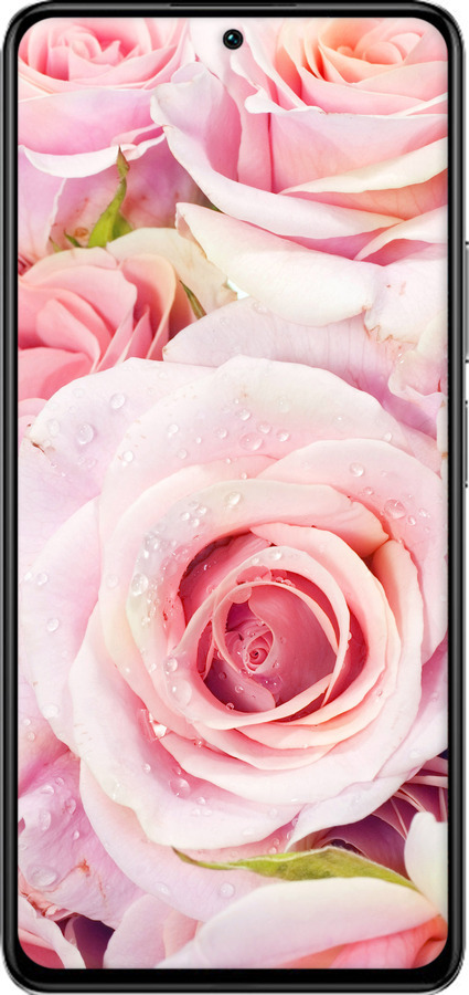 TPU чехол Розы для Xiaomi Redmi K40S - 525b-2582 изображение 