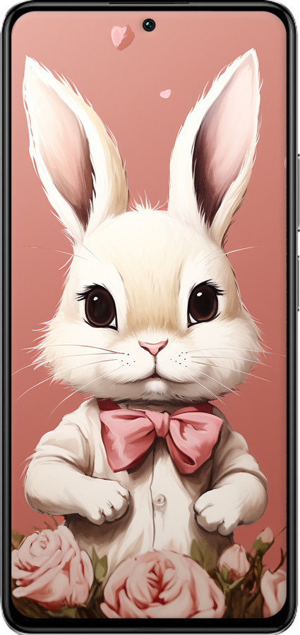 TPU чехол Зайчик для Xiaomi Redmi K40S - 5669b-2582 изображение 