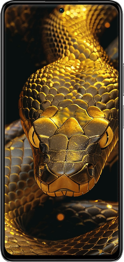 TPU чехол Golden snake для Xiaomi Redmi K40S - 6072b-2582 изображение 
