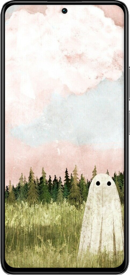 Силиконовый чехол Привидение для Xiaomi Redmi K40S - 6401u-2582 изображение 