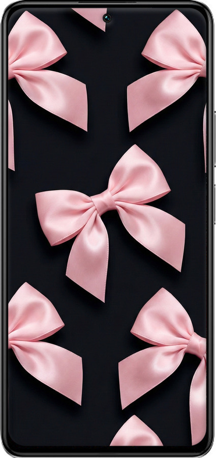 Силиконовый чехол Coquette Ribbons Dark Coquette для Xiaomi Redmi K40S - 6767u-2582 изображение 