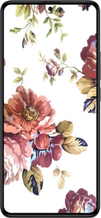 Силіконовий чехол Vintage flowers для Xiaomi Redmi K60 Pro - 4333u-3457 изображение 