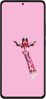 Силіконовий чехол Рожева жирафа для Xiaomi Redmi K60 Pro - 4441u-3457 изображение 
