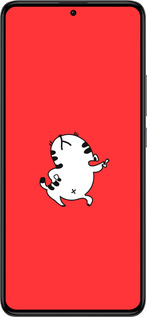 Силиконовый чехол Котик для Xiaomi Redmi K60 Pro - 4577u-3457 изображение 