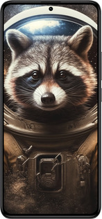 Силиконовый чехол Raccoon austronaut для Xiaomi Redmi K60 Pro - 5581u-3457 изображение 