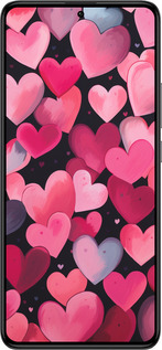 Силіконовий чехол Сердечка 4 для Xiaomi Redmi K60 Pro - 5662u-3457 изображение 