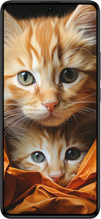 Силиконовый чехол Котики 2 для Xiaomi Redmi K60 Pro - 5664u-3457 изображение 