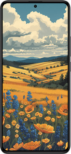 Силиконовый чехол Украинское поле для Xiaomi Redmi K60 Pro - 6082u-3457 изображение 