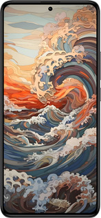 Силіконовий чехол Арт хвилі для Xiaomi Redmi K60 Pro - 6324u-3457 изображение 