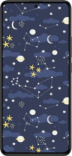 Силіконовий чехол Астрономічний візерунок для Xiaomi Redmi K60 Pro - 6446u-3457 изображение 