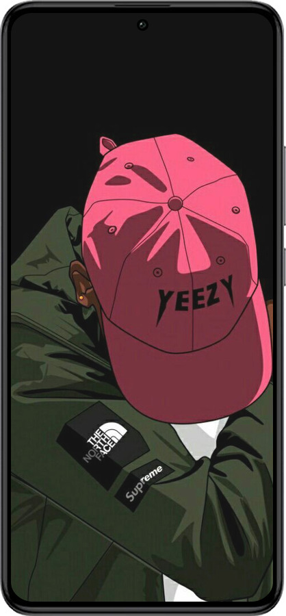 Силіконовий чехол logo de yeezy для Xiaomi Redmi K60 Pro - 3995u-3457 изображение 