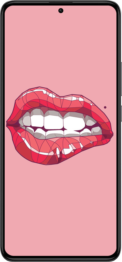 Силиконовый чехол Sexy lips для Xiaomi Redmi K60 Pro - 4174u-3457 изображение 