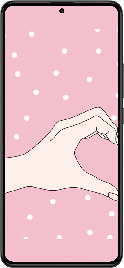 Силіконовий чехол Половинка серця для Xiaomi Redmi K60 Pro - 4340u-3457 изображение 