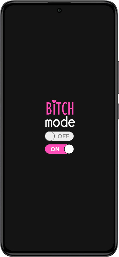 Силіконовий чехол Bitch mode для Xiaomi Redmi K60 Pro - 4548u-3457 изображение 