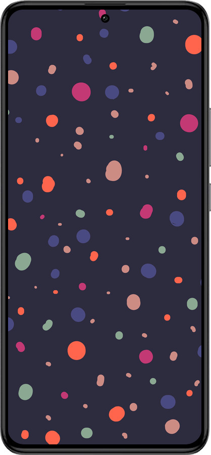 Силиконовый чехол Горошек v2 для Xiaomi Redmi K60 Pro - 5599u-3457 изображение 