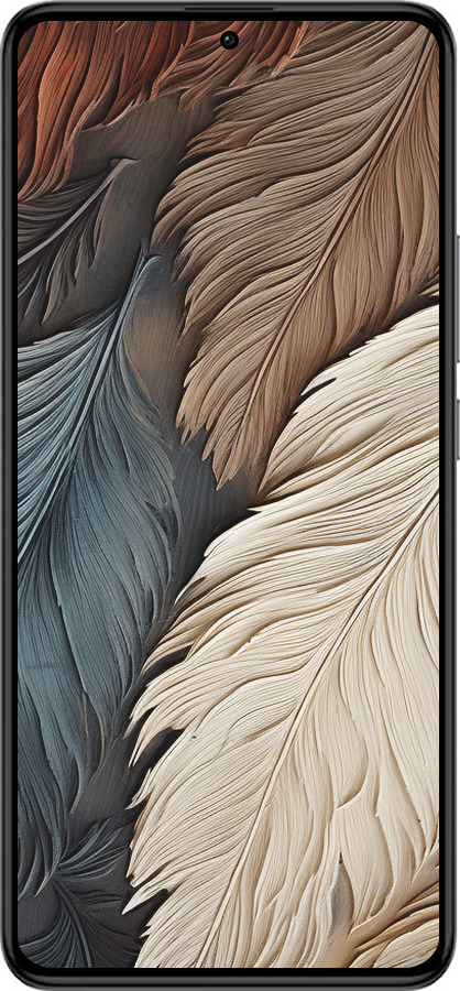 Силіконовий чехол Листя в стилі бохо для Xiaomi Redmi K60 Pro - 5643u-3457 изображение 