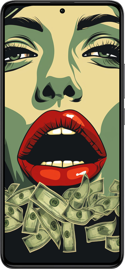 Силиконовый чехол Big money 2 для Xiaomi Redmi K60 Pro - 5668u-3457 изображение 