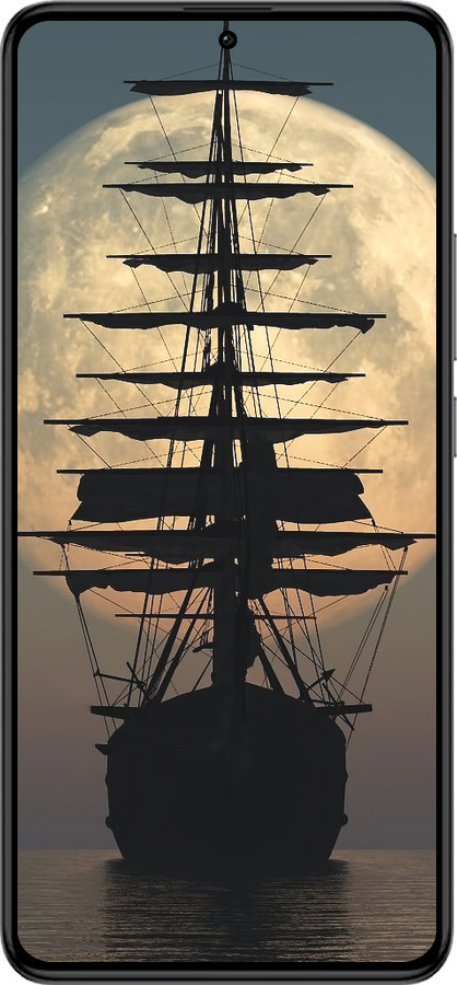 Силиконовый чехол Корабль для Xiaomi Redmi K60 Pro - 5998u-3457 изображение 