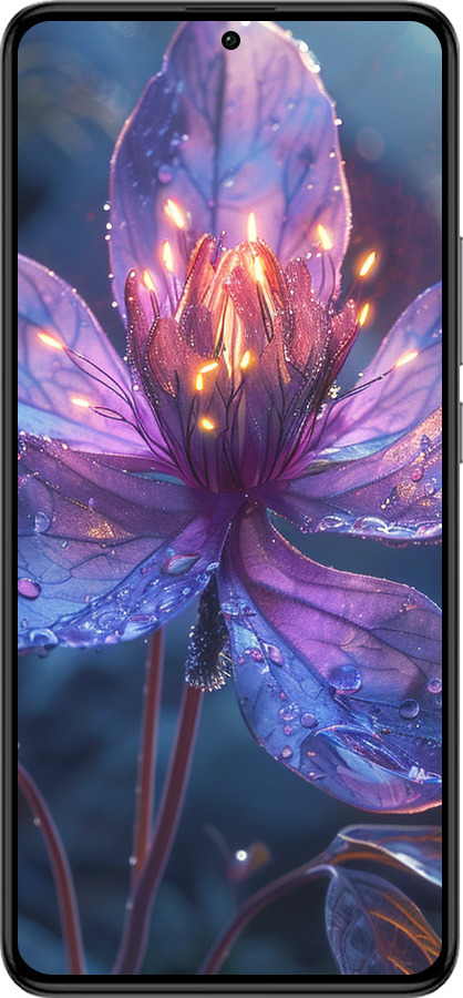Силиконовый чехол Магический цветок для Xiaomi Redmi K60 Pro - 6038u-3457 изображение 