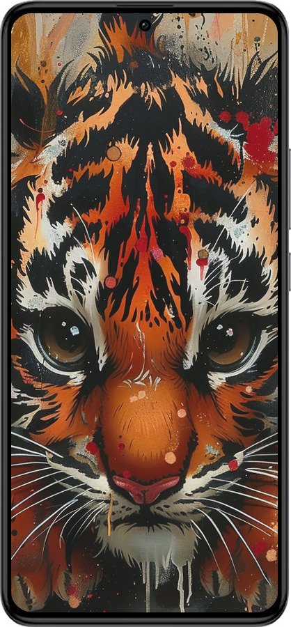 Силіконовий чехол Mini tiger для Xiaomi Redmi K60 Pro - 6052u-3457 изображение 