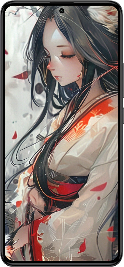 Силиконовый чехол Кицуне для Xiaomi Redmi K60 Pro - 6073u-3457 изображение 