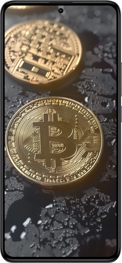 Силиконовый чехол Вулканический Bitcoin для Xiaomi Redmi K60 Pro - 6092u-3457 изображение 