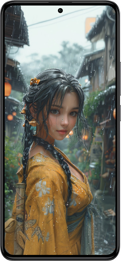 Силіконовий чехол Anime-girl для Xiaomi Redmi K60 Pro - 6133u-3457 изображение 