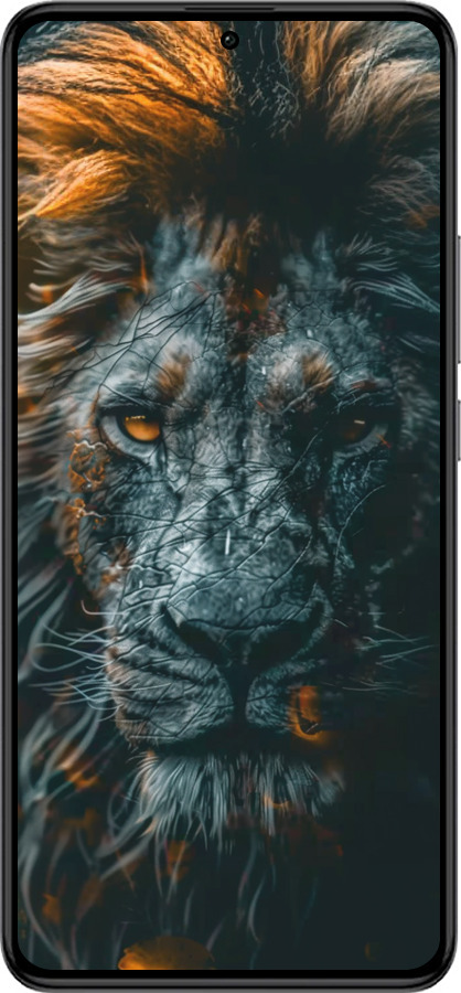 Силіконовий чехол Лев у сутінках для Xiaomi Redmi K60 Pro - 6154u-3457 изображение 