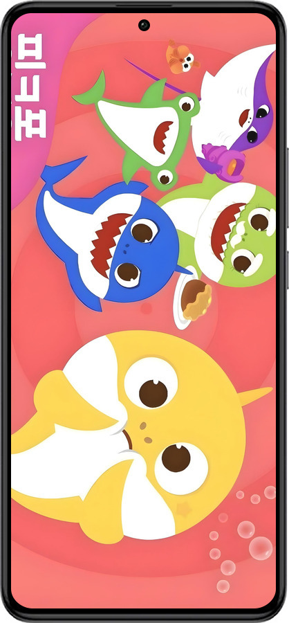 Силіконовий чехол Бейби Шаркс для Xiaomi Redmi K60 Pro - 6305u-3457 изображение 