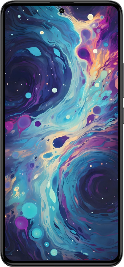 Силиконовый чехол Арт акварель для Xiaomi Redmi K60 Pro - 6329u-3457 изображение 