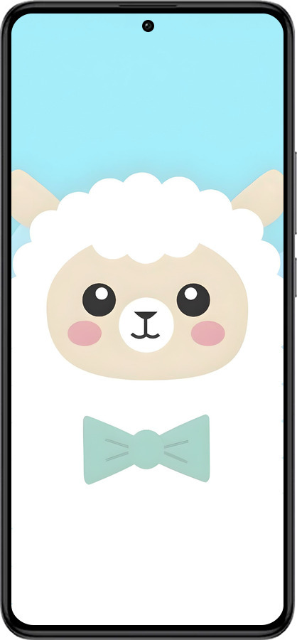 Силіконовий чехол Милий баранчик для Xiaomi Redmi K60 Pro - 6355u-3457 изображение 