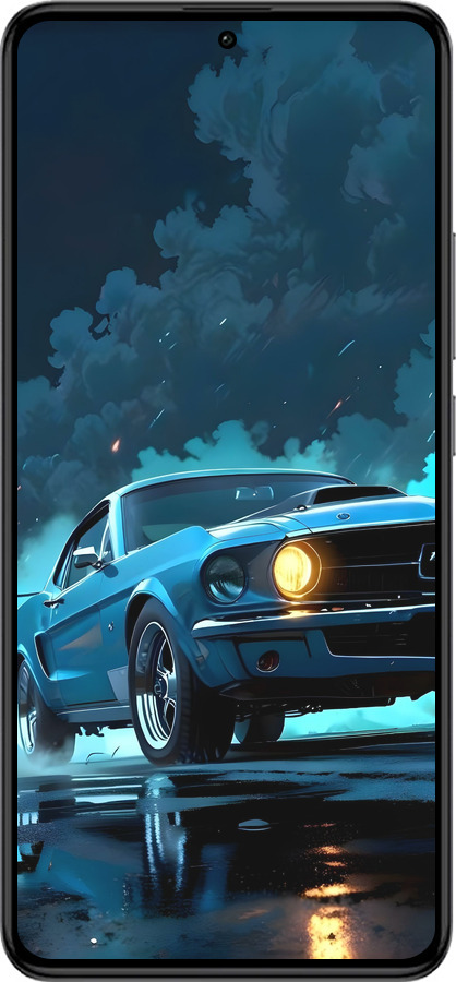 Силиконовый чехол Форд мустанг для Xiaomi Redmi K60 Pro - 6374u-3457 изображение 