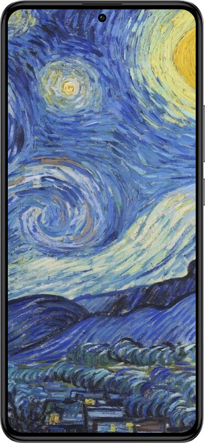 Силіконовий чехол «Зоряна ніч» Вінсента Ван Гога для Xiaomi Redmi K60 Pro - 6433u-3457 изображение 