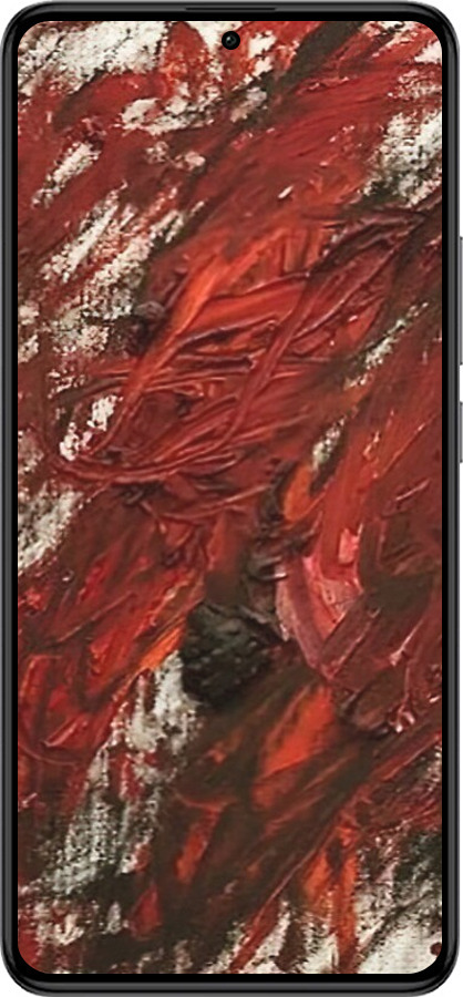 Силиконовый чехол Абстрактная композиция в красных тонах для Xiaomi Redmi K60 Pro - 6541u-3457 изображение 