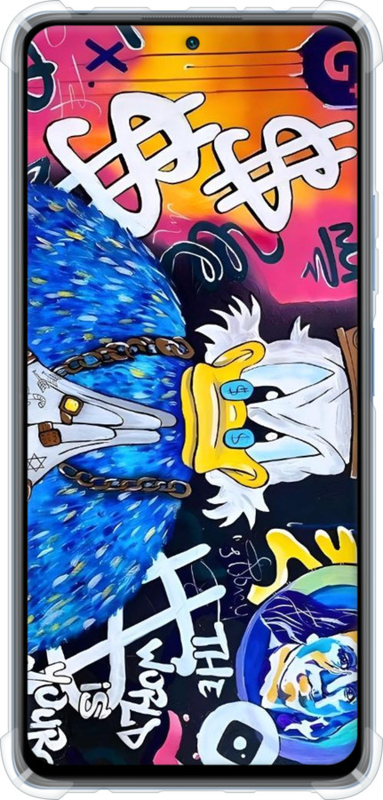 Силіконовий протиударний с посиленими кутами чехол Скрудж 2 для Xiaomi Redmi Note 10 Pro - 6285sp-2297 изображение 