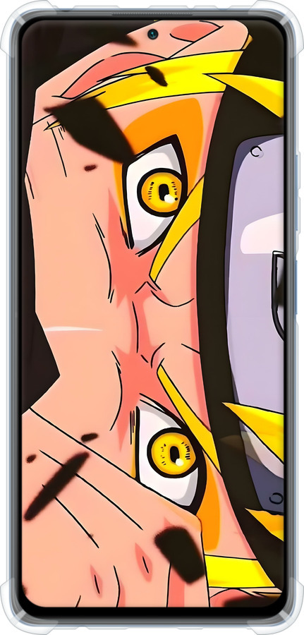 Силикон с усиленными углами чехол Наруто 2 для Xiaomi Redmi Note 10 Pro - 6297sp-2297 изображение 