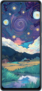 Силиконовый чехол Креативный арт для Xiaomi Redmi Note 10 Pro - 6322u-2297 изображение 