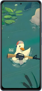 Силиконовый чехол Уточка с автоматом для Xiaomi Redmi Note 10 Pro - 6356u-2297 изображение 