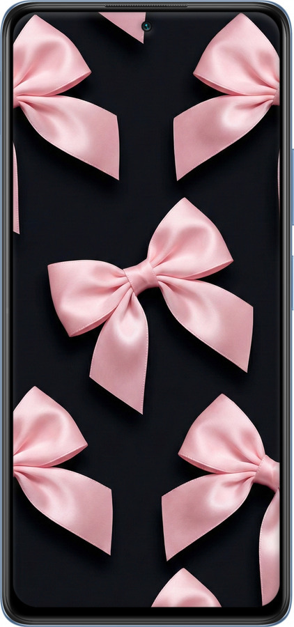 Силіконовий чехол Coquette Ribbons Dark Coquette для Xiaomi Redmi Note 10 Pro - 6767u-2297 изображение 