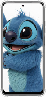 Силикон с усиленными углами чехол Стич 1 для Xiaomi Redmi Note 10 - 6686sp-2277 изображение 