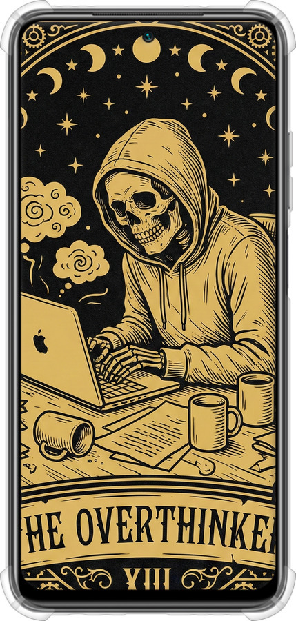 Силіконовий протиударний с посиленими кутами чехол The Overthinker для Xiaomi Redmi Note 10 - 6774sp-2277 изображение 