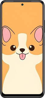 Силиконовый чехол Милый пес для Xiaomi Redmi Note 10 - 6296u-2277 изображение 